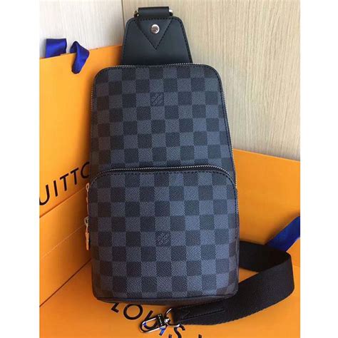 lv sling bag grey|louis vuitton sling bag men's.